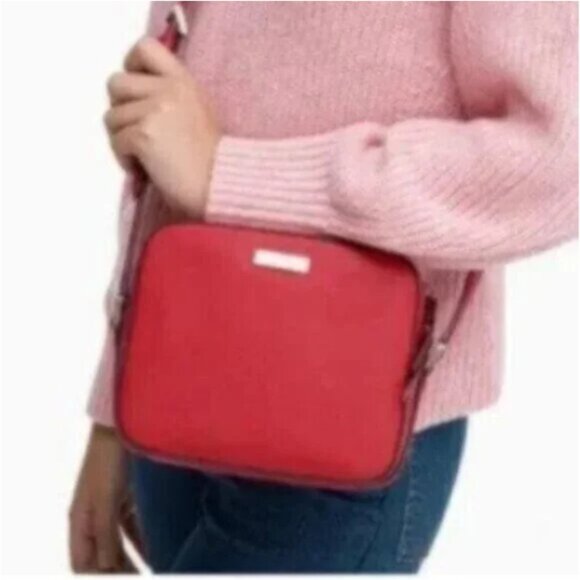 NWT Kate Spade Red Classic Business Casual Everyday Crossbody Bag - Picture 2 of 9